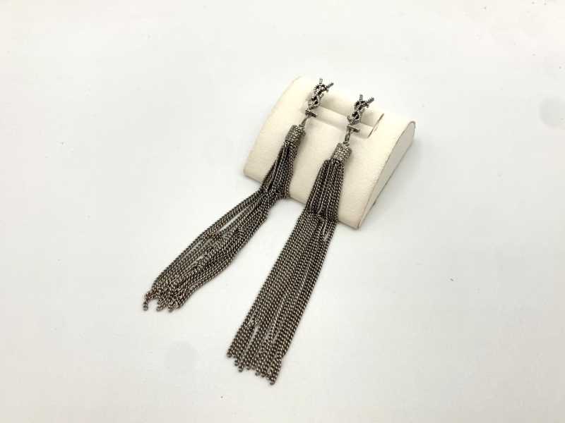 サンローラン買取 ルル チェーンタッセルピアス