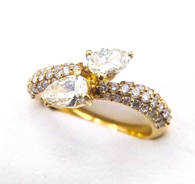 宝石買取　K18ダイヤモンドリング