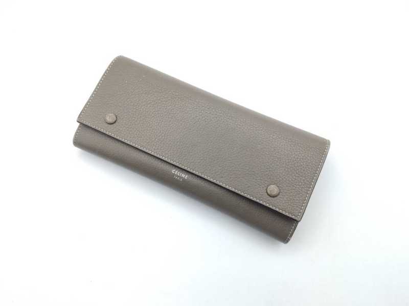 セリーヌ　買取　ラージフラップ長財布