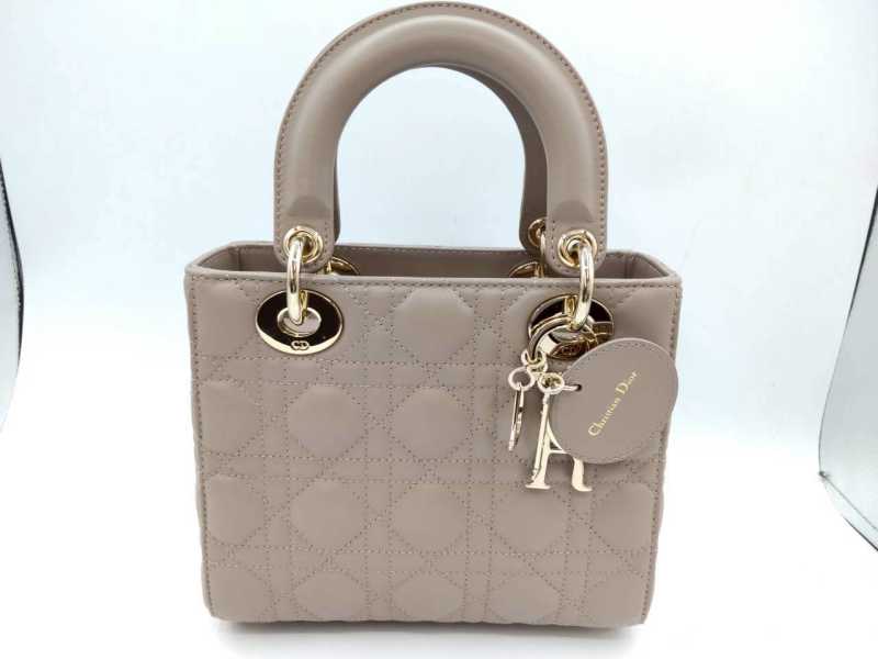 ディオール買取 レディディオール ミニ グレー