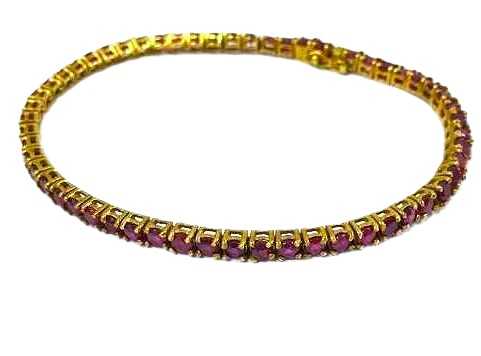 宝石買取 K18 ルビー テニス ブレスレット