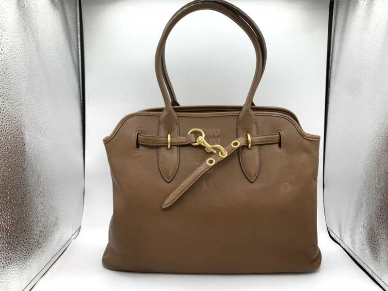 miumiu買取 アバンチュールミディアムトートバッグ 5BG291