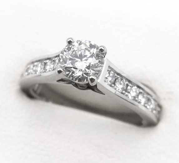 カルティエ買取　ソリテール1895　ハーフエタニティダイヤリング