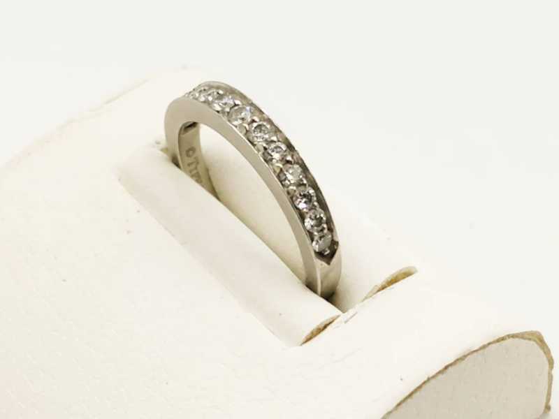 ティファニー買取 ハーフサークル ダイヤ リング