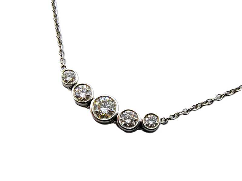 ティファニー買取 Pt950 ジャズ ダイヤモンド ネックレス