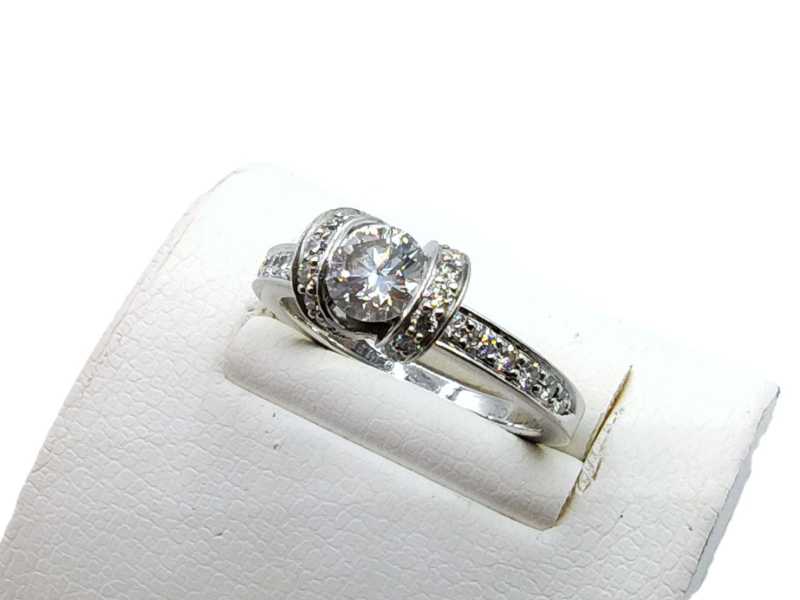 ティファニー買取 Pt950 リボン ダイヤモンド リング