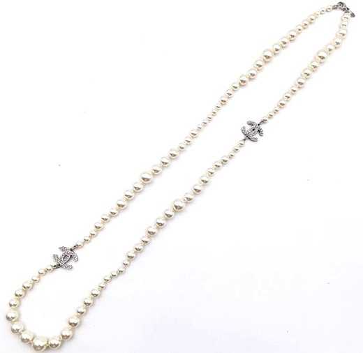 シャネル買取　パールロングネックレス　A12V