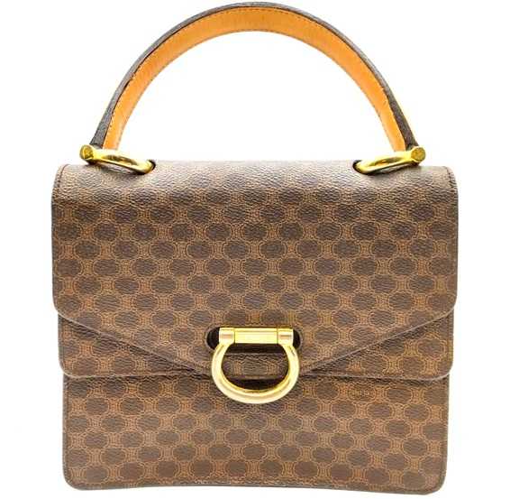 セリーヌ買取 ダブルフラップハンドバッグ マカダム