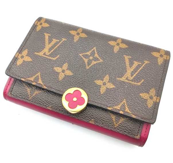 ルイヴィトン買取 ポルトフォイユフロールコンパクト モノグラム M64588