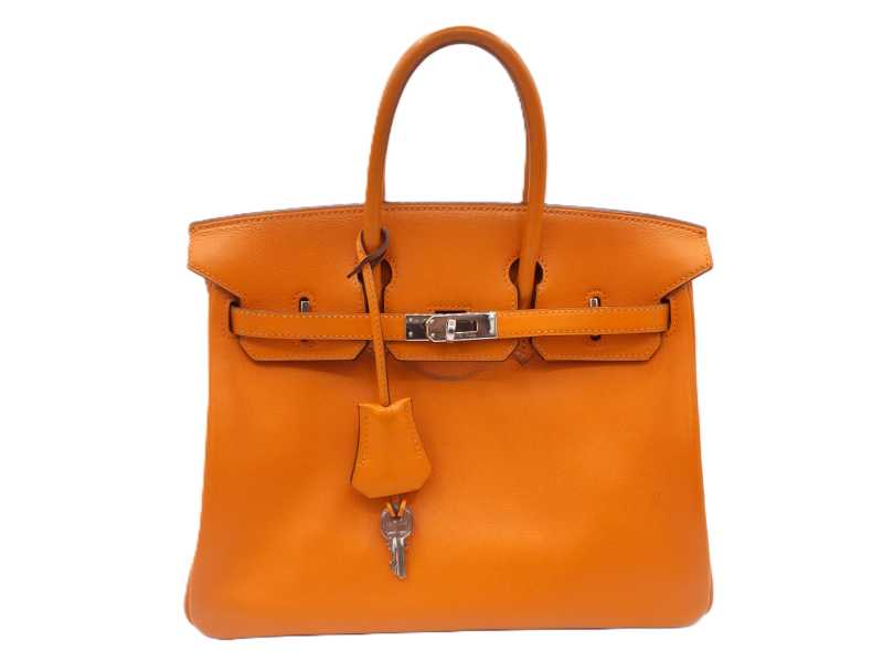 エルメス買取 バーキン25 スイフト オレンジ