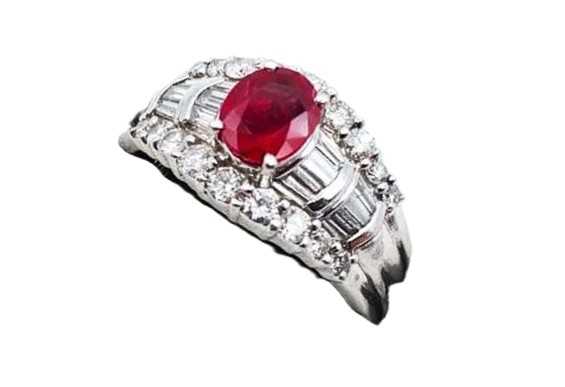 宝石買取 Pt900 ルビー ダイヤモンド リング