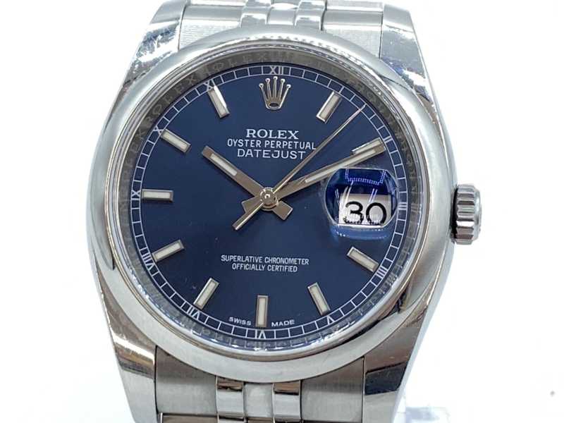 ロレックス買取 デイトジャスト 36 Ref.116200 青文字盤