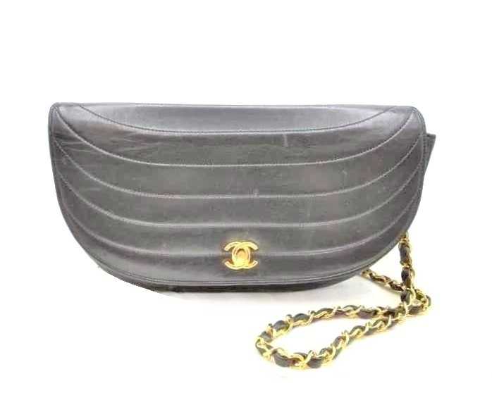 シャネル買取 ハーフムーン チェーンショルダーバッグ 