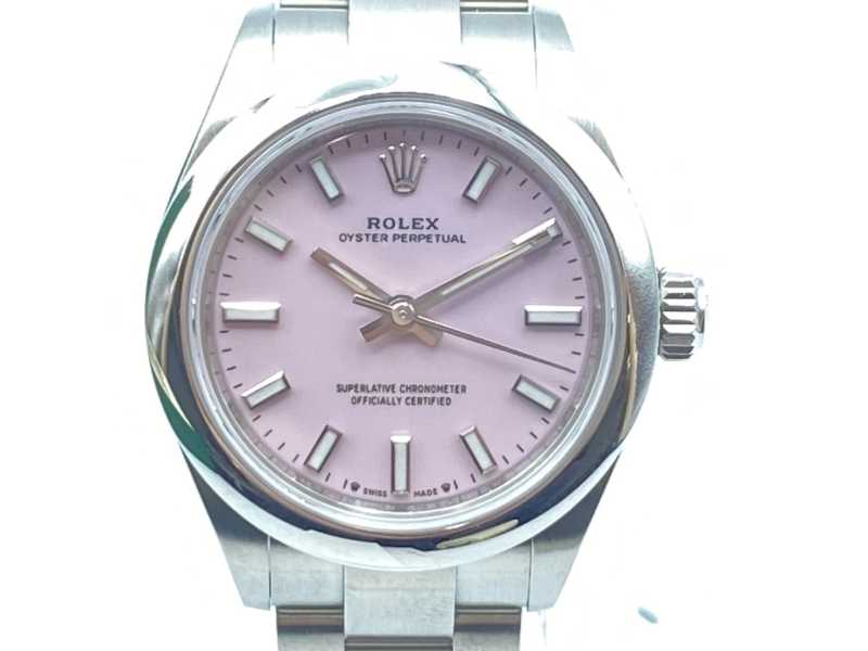 ロレックス買取 オイスターパーペチュアル 28 Ref.276200 キャンディピンク文字盤