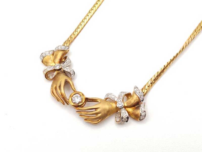 ダイヤモンド買取 ネックレス K18