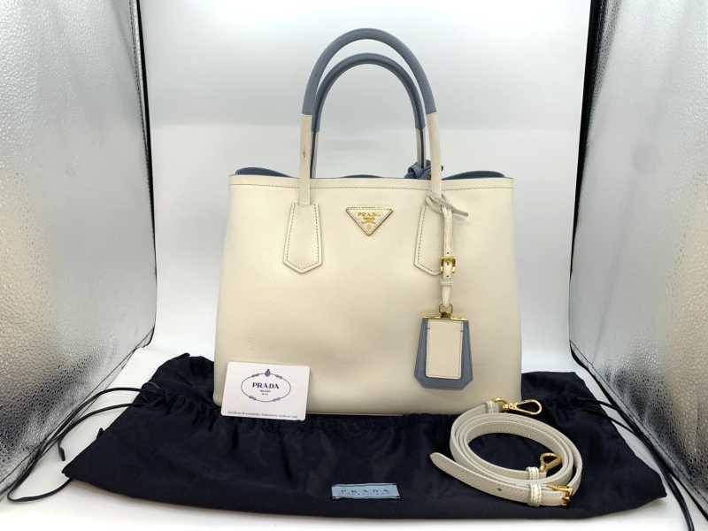 プラダ買取 ダブルバッグ 1BG775