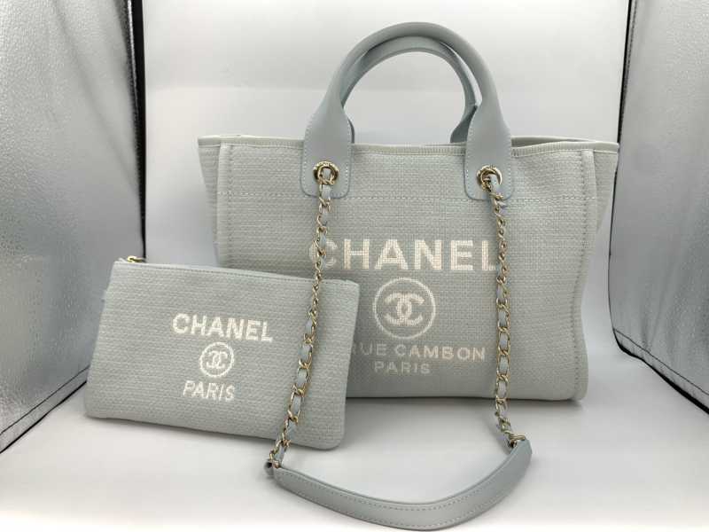 シャネル買取 ドーヴィルスモールショッピングトート AS3257
