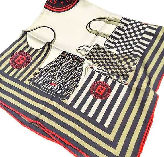 フェンディ買取 スカーフ バッグ柄