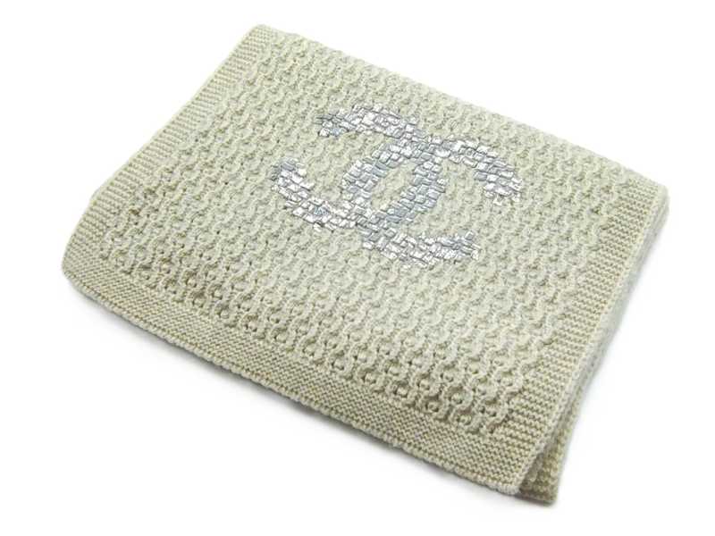 シャネル買取 カシミア ココマーク マフラー