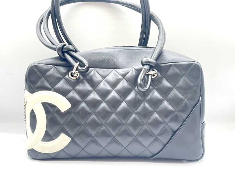 シャネル買取 カンボンライン ボウリングバッグ A25171 10番台