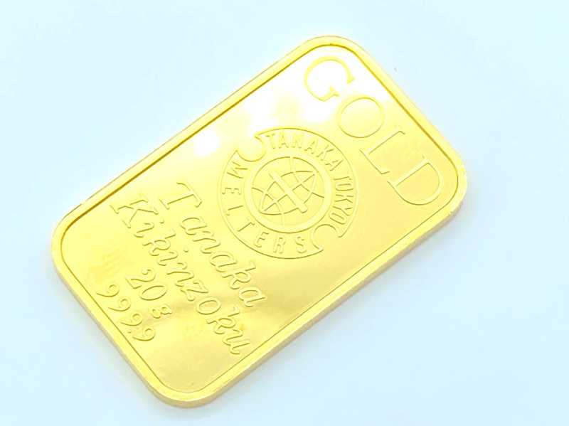 金買取 金 インゴット 田中貴金属工業 20g