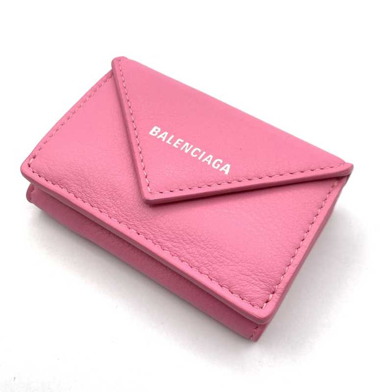 バレンシアガ買取 ペーパーミニウォレット 391446