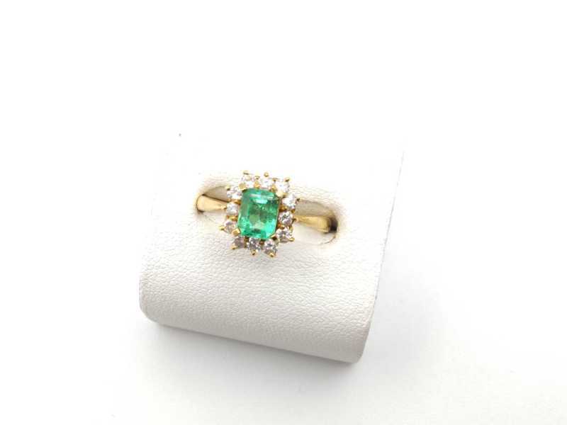 宝石買取 エメラルド 指輪 K18