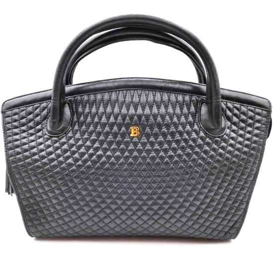 バリー買取　ハンドバッグ　キルティング