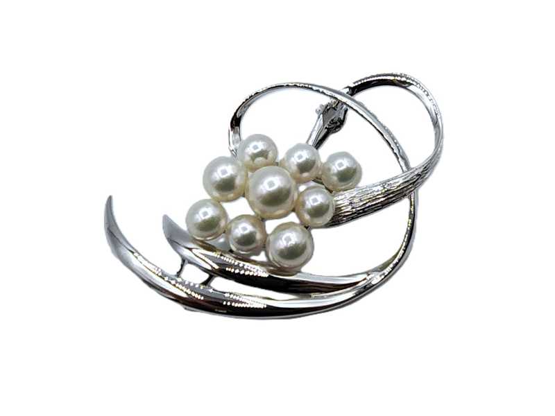 ミキモト買取 SV925 パールブローチ