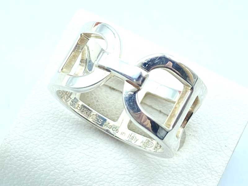 エルメス買取 SV925 エヴァー シェーヌダンクル リング ＃55