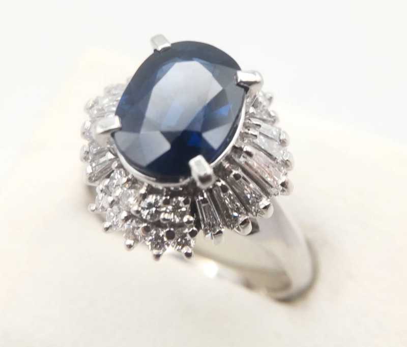 PT900リング　買取　サファイア