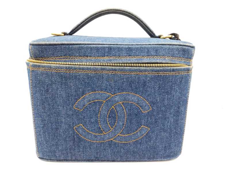 シャネル買取 バニティ2WAYバッグ デニム 