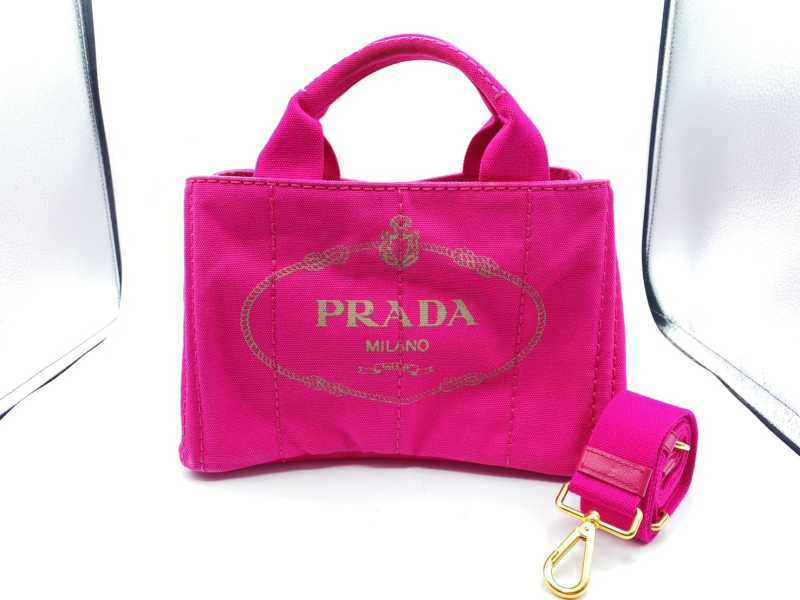 プラダ買取 ミニカナパ トート B2439G