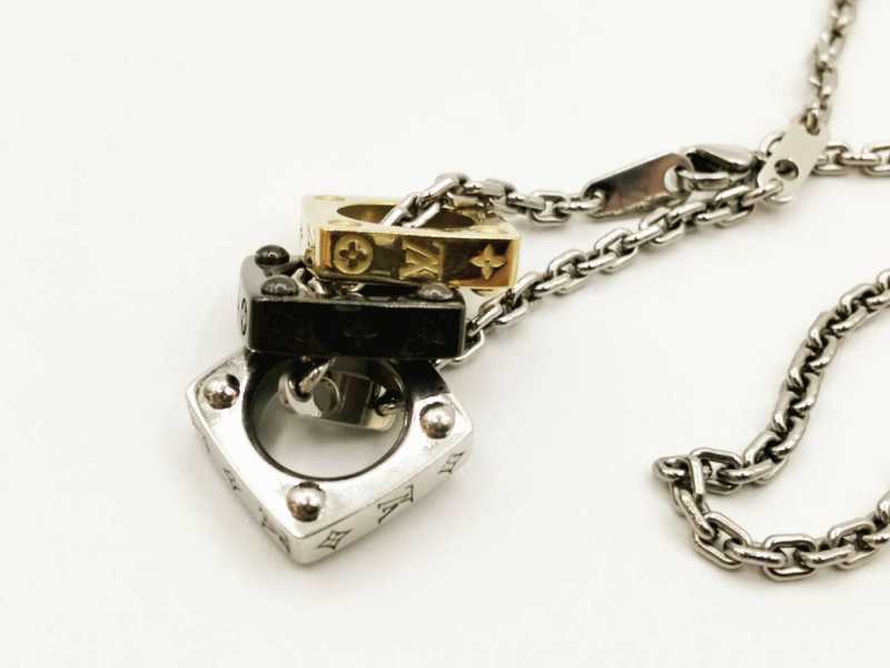 ルイヴィトン買取 モノグラムボールド ネックレス M00675