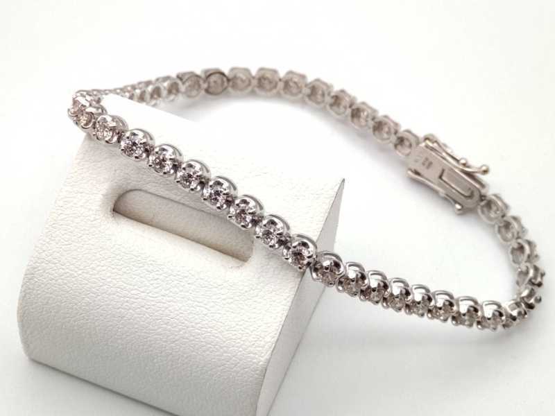 ダイヤモンド買取 テニスブレスレット K18