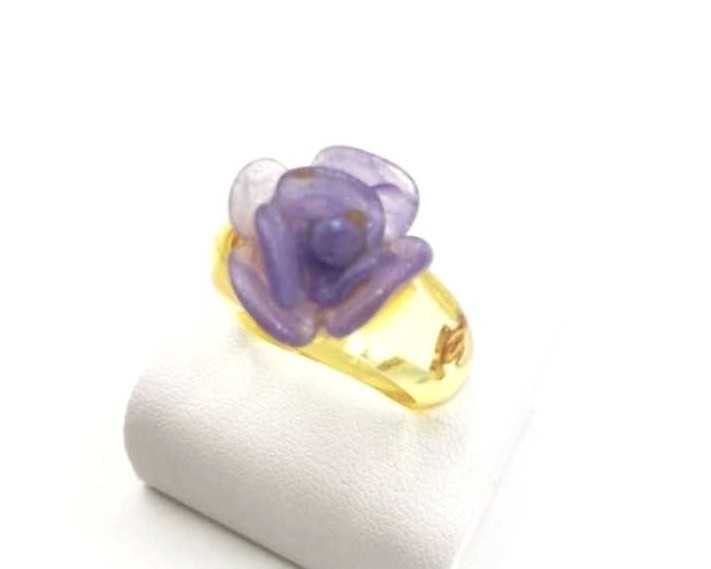 シャネル買取 カメリア クリア リング