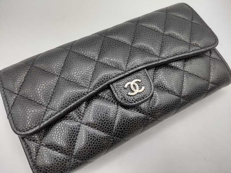 シャネル買取 マトラッセ ロングウォレット