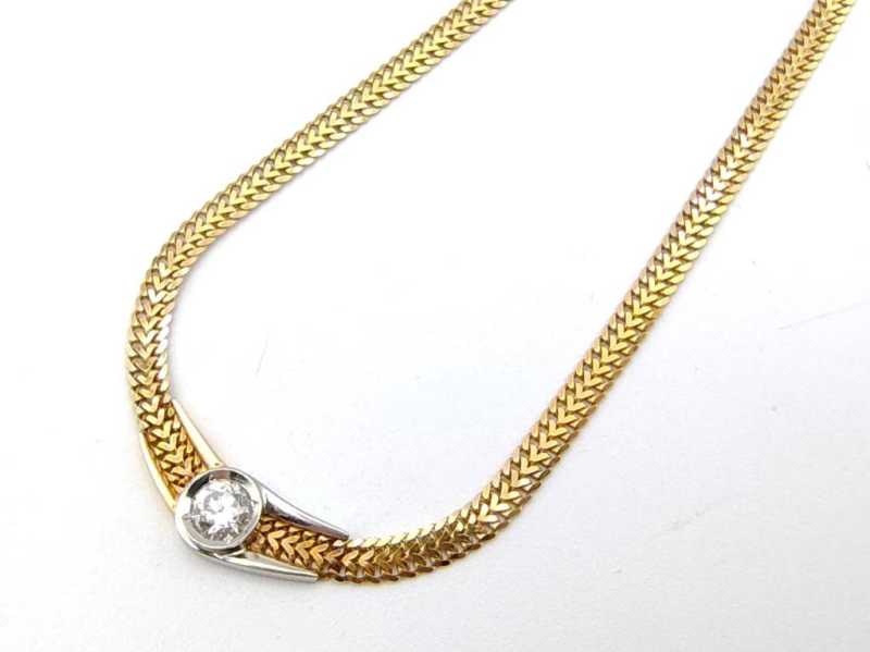 K18ネックレス　買取　ダイヤモンド