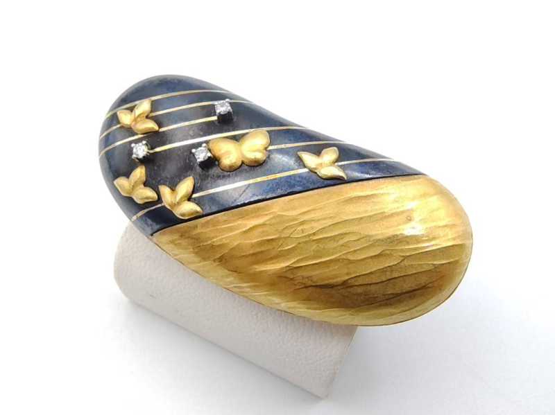 石川暢子 ブローチ　買取　ダイヤモンド