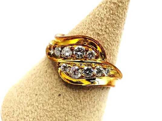 宝石買取 K18 ダイヤモンド リング