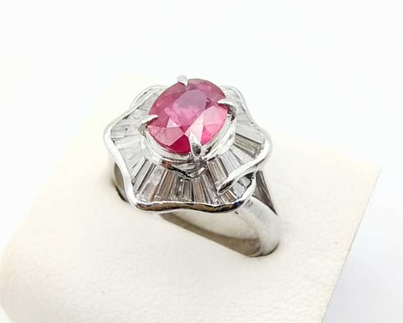 PT900リング 買取 ルビー