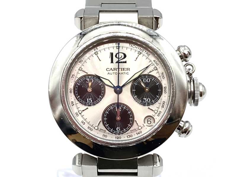 カルティエ買取 パシャC クロノグラフ W31048M7