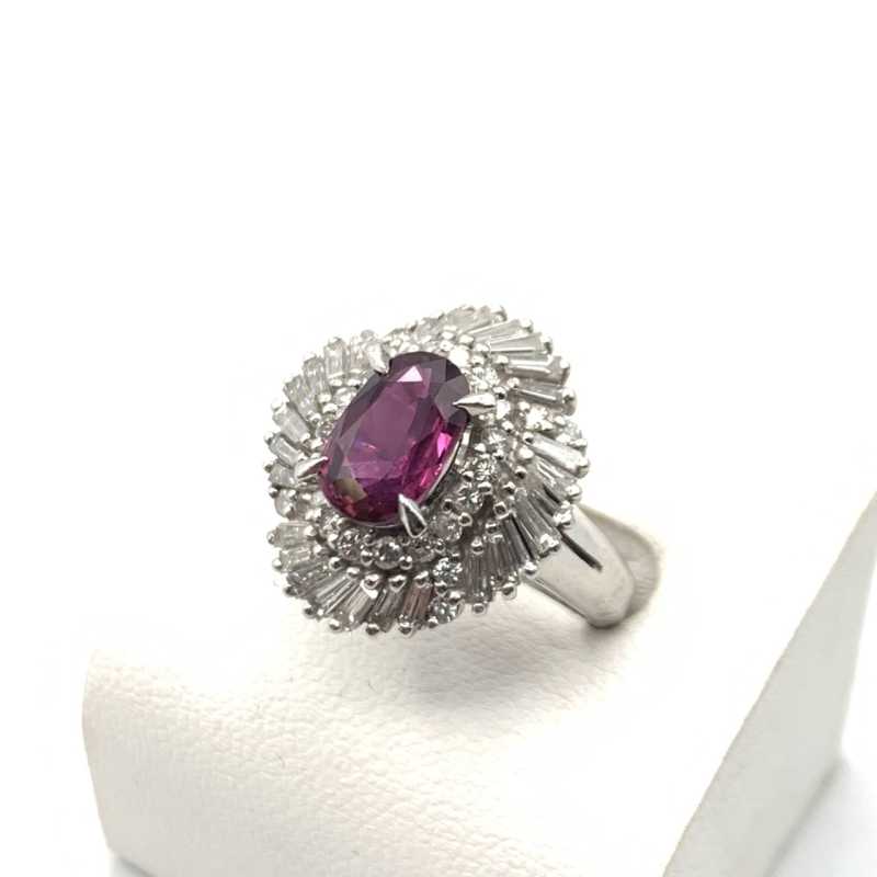 プラチナ買取 リング ルビー