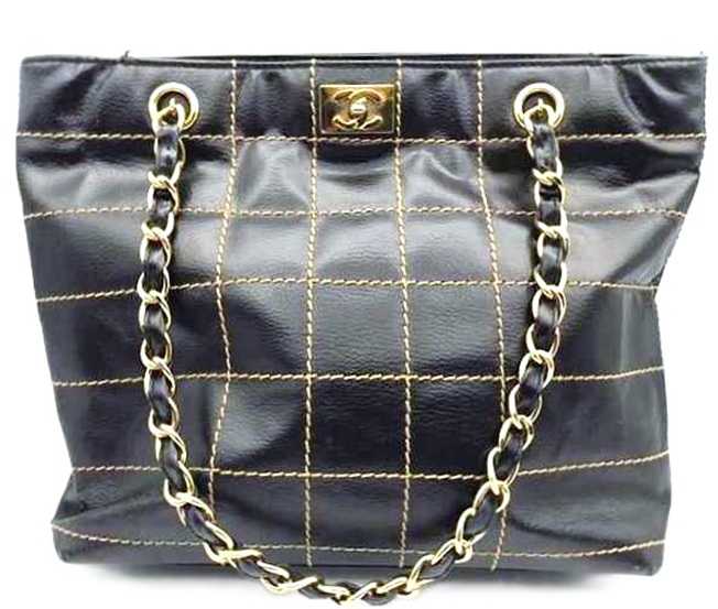 シャネル買取　チェーントートバッグ　チョコバー　ワイルドステッチ