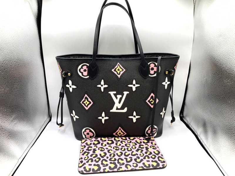 ルイヴィトン買取 ネヴァーフル MM ワイルド アット ハート M54818