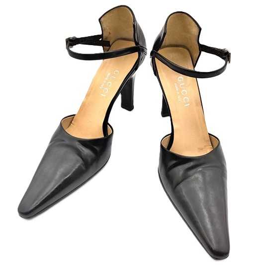 グッチ買取　パンプス　サイドオープン