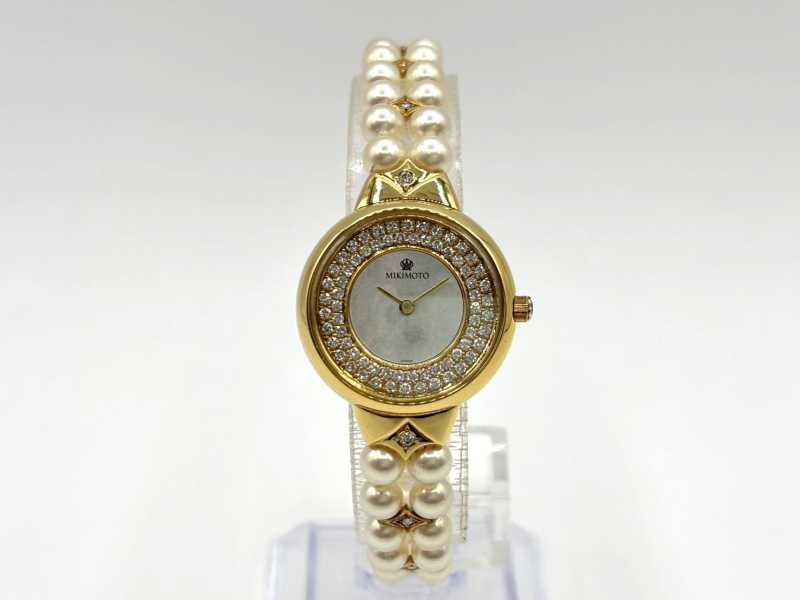 ミキモト買取 パールウォッチ 2P20-0550