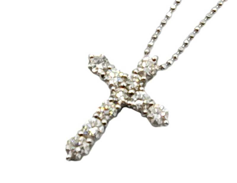 ダイヤモンド買取 Pt900 クロス ネックレス