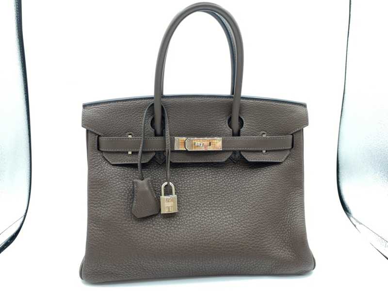 エルメス買取 バーキン 30 トリヨンクレマンス ショコラ □L刻