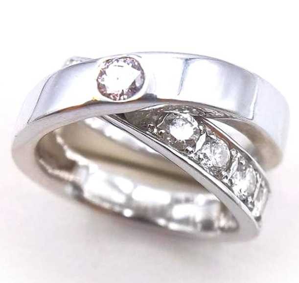 宝石買取　ダイヤモンドリング　K18WG